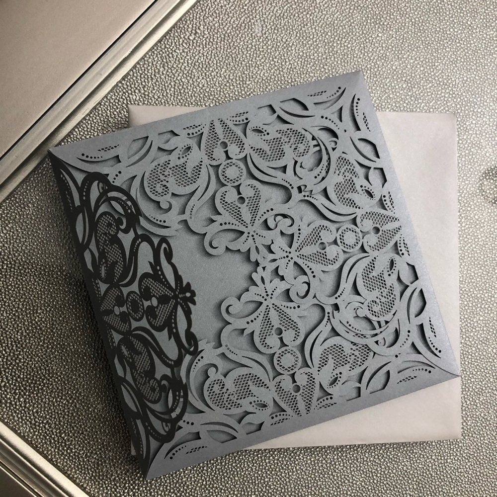 Invitation covers with envelopes